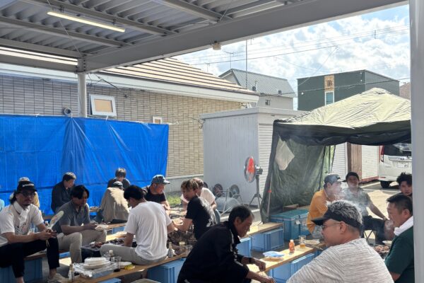 中間切り上げBBQ